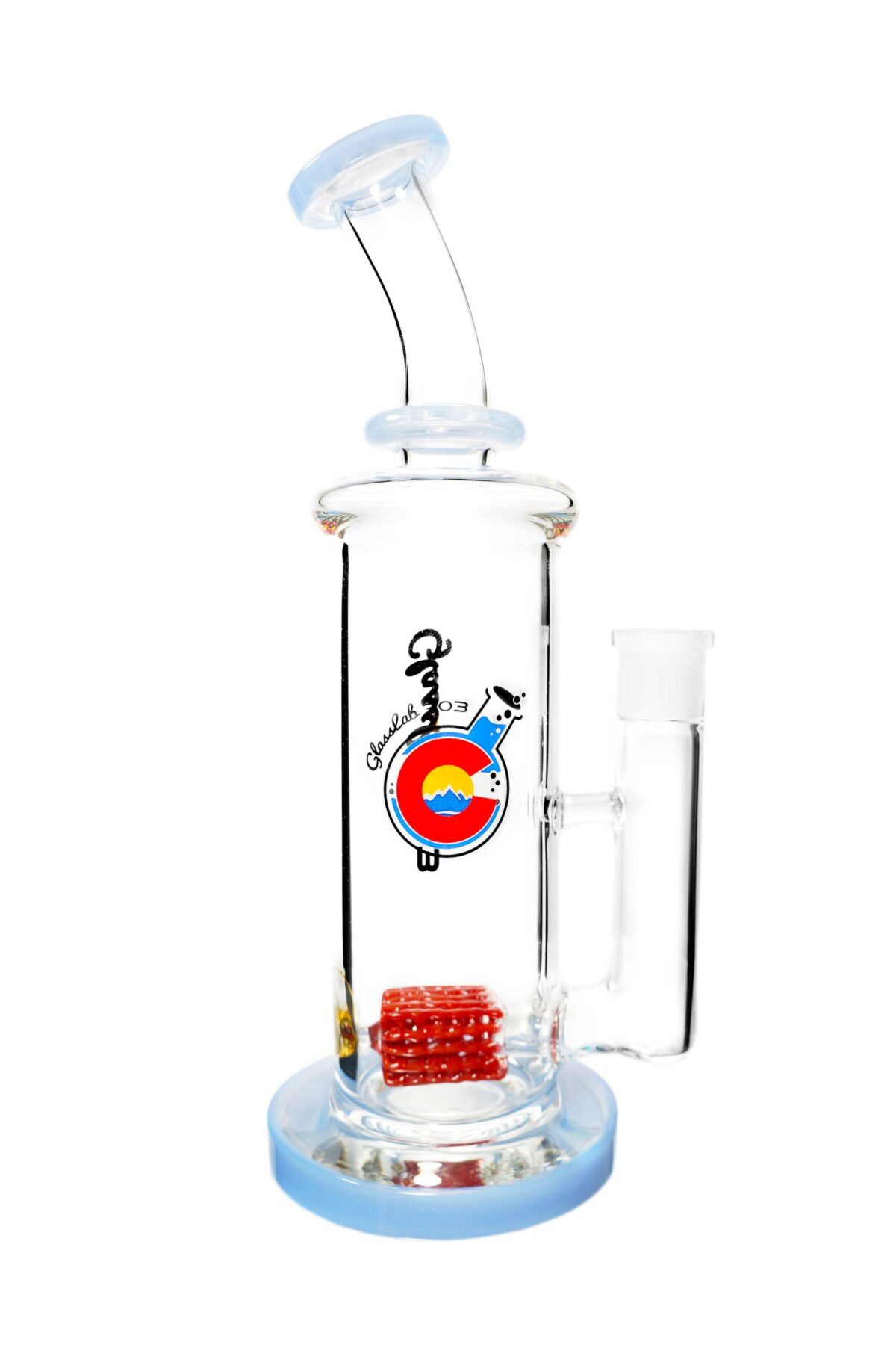 Colored Lace Rectangle - Grateful Blue image