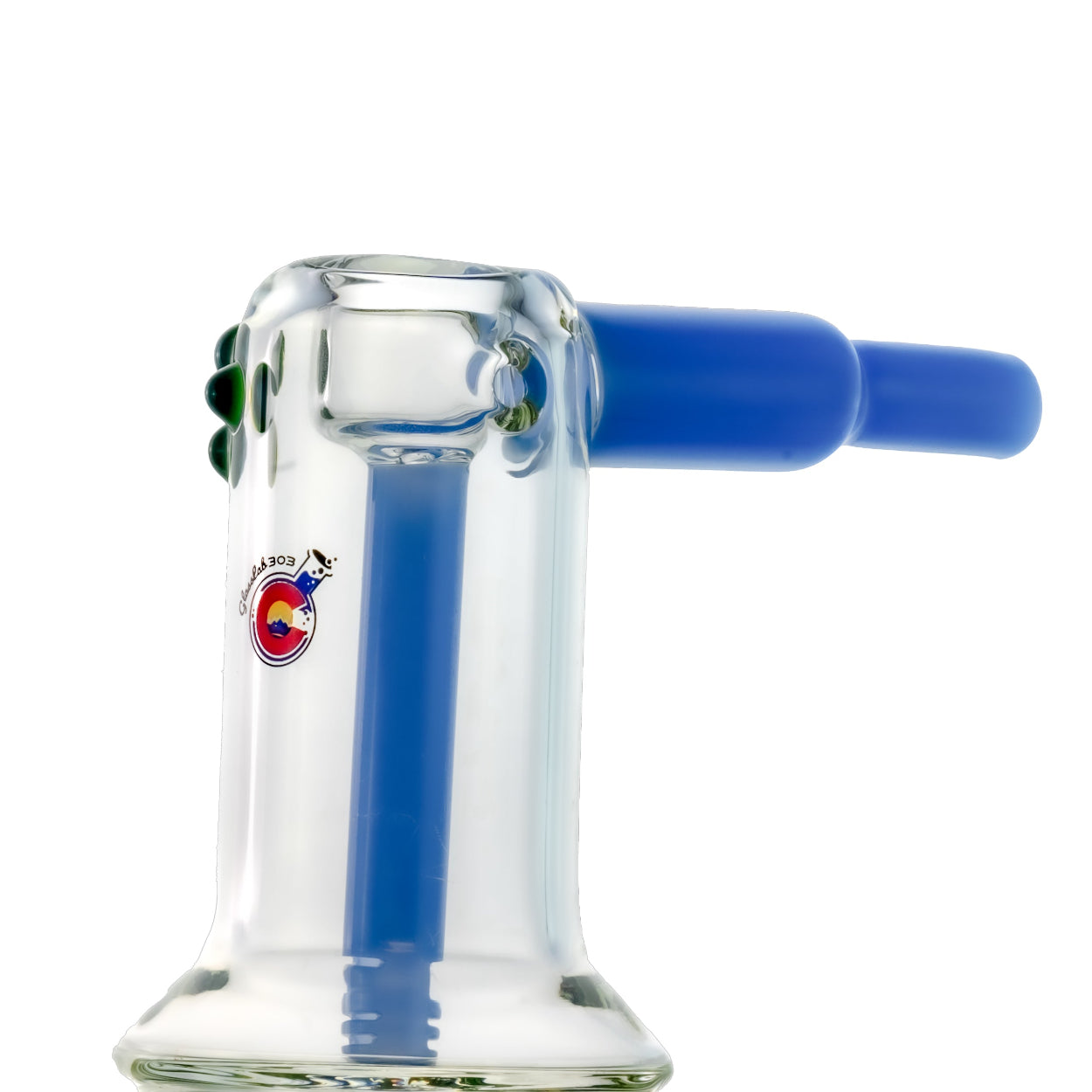 Borosilicate Glass 01 | 01 by GlassLab303 | grateful blue Accent Accessible Handheld Scientific Glass