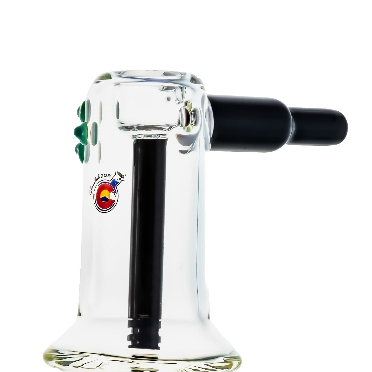 Borosilicate Glass 01 | 01 by GlassLab303 | Black Accent Accessible Handheld Scientific Glass