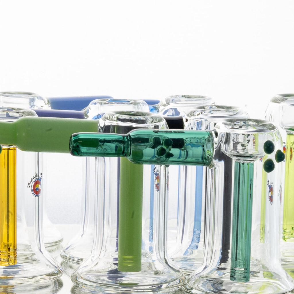 Borosilicate Glass 01 | 01 by GlassLab303 | group gold teal garteful blue Accents Accessible Handheld Scientific Glass