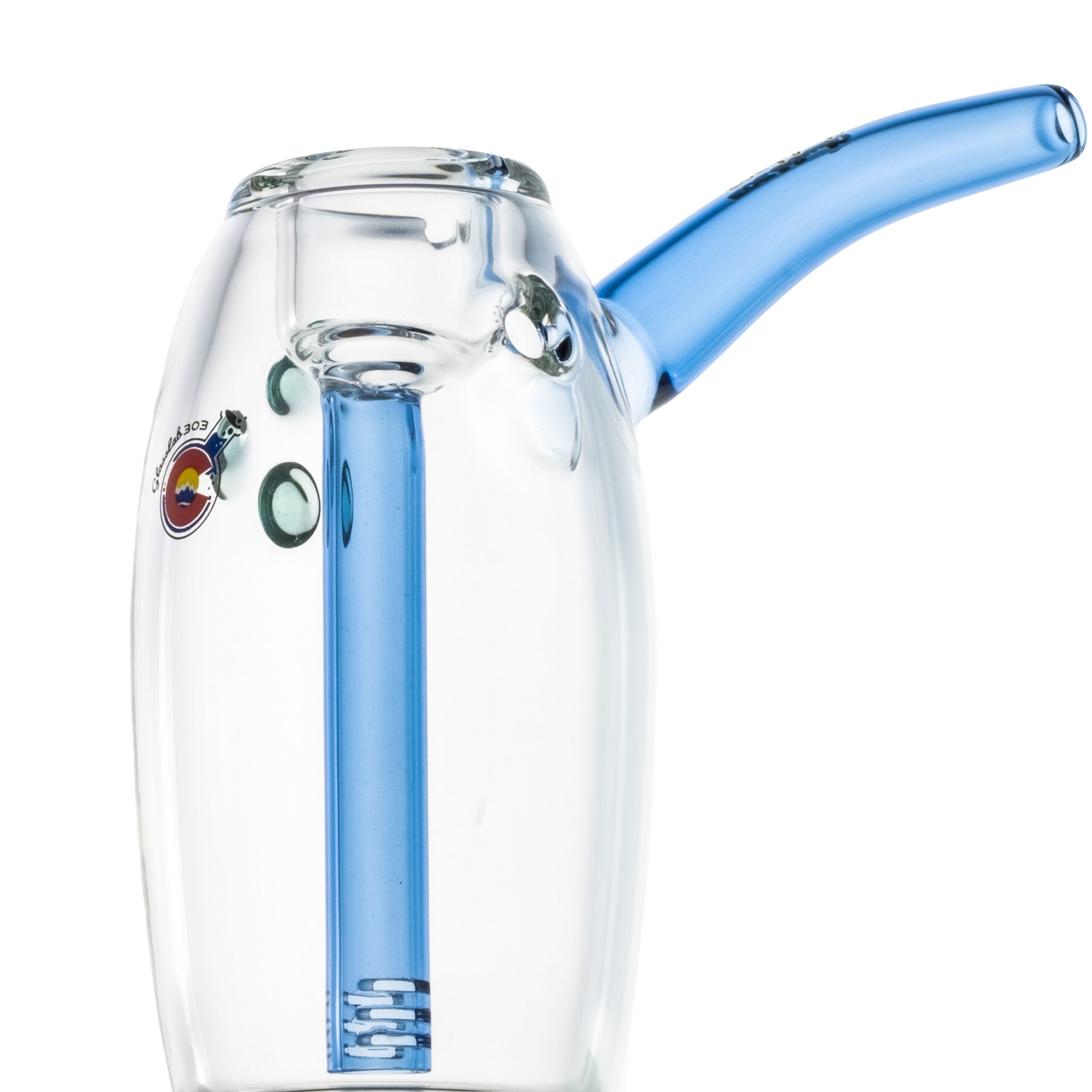 Borosilicate Glass 01 | Bubbler02 by GlassLab303 | Cobalt