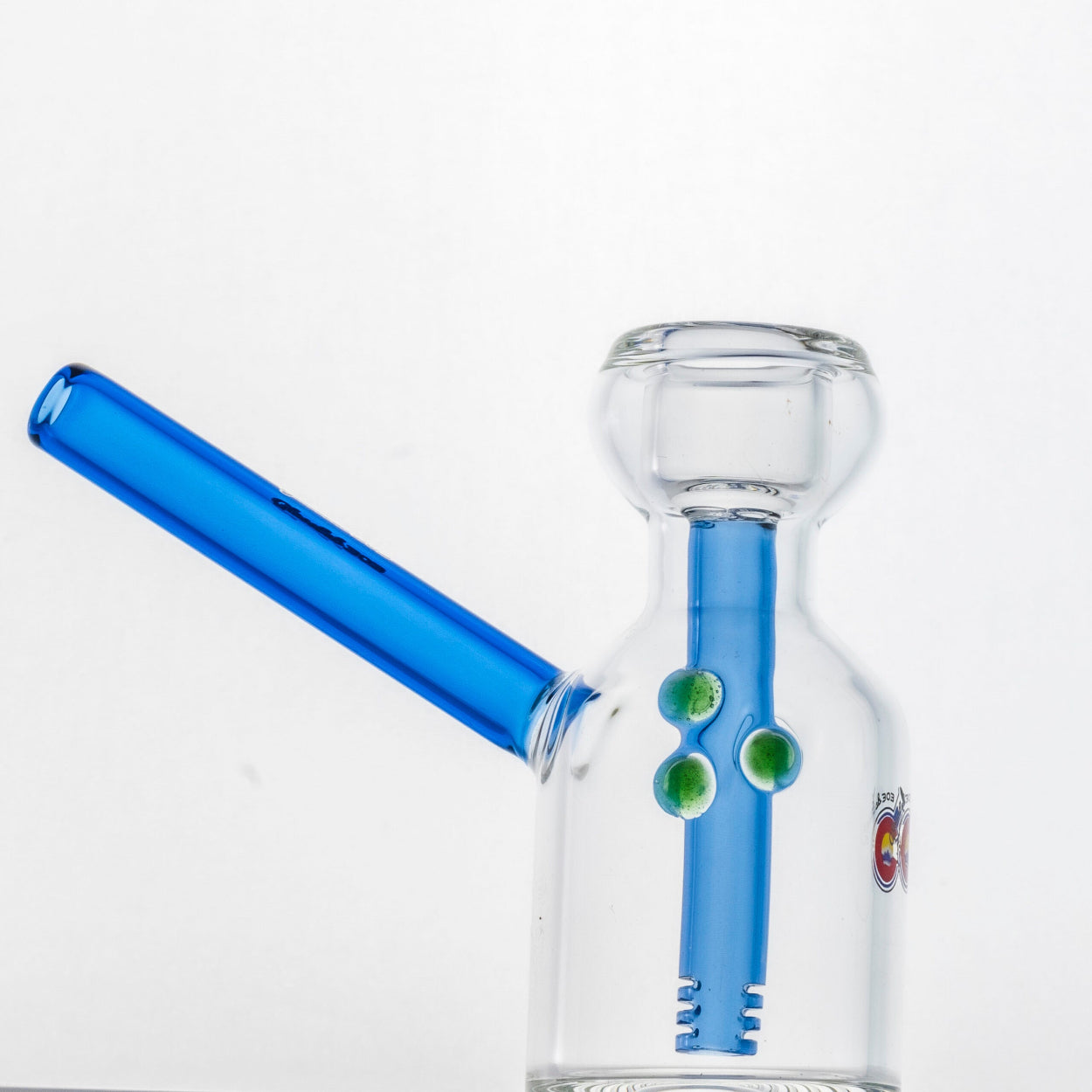 Borosilicate Glass | Cologne Bottle by GlassLab303 | Cobalt image