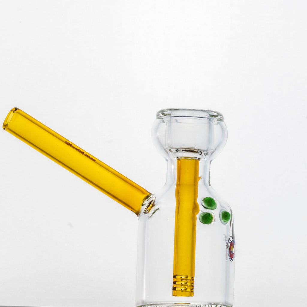 Borosilicate Glass | Cologne Bottle by GlassLab303 | Gold image
