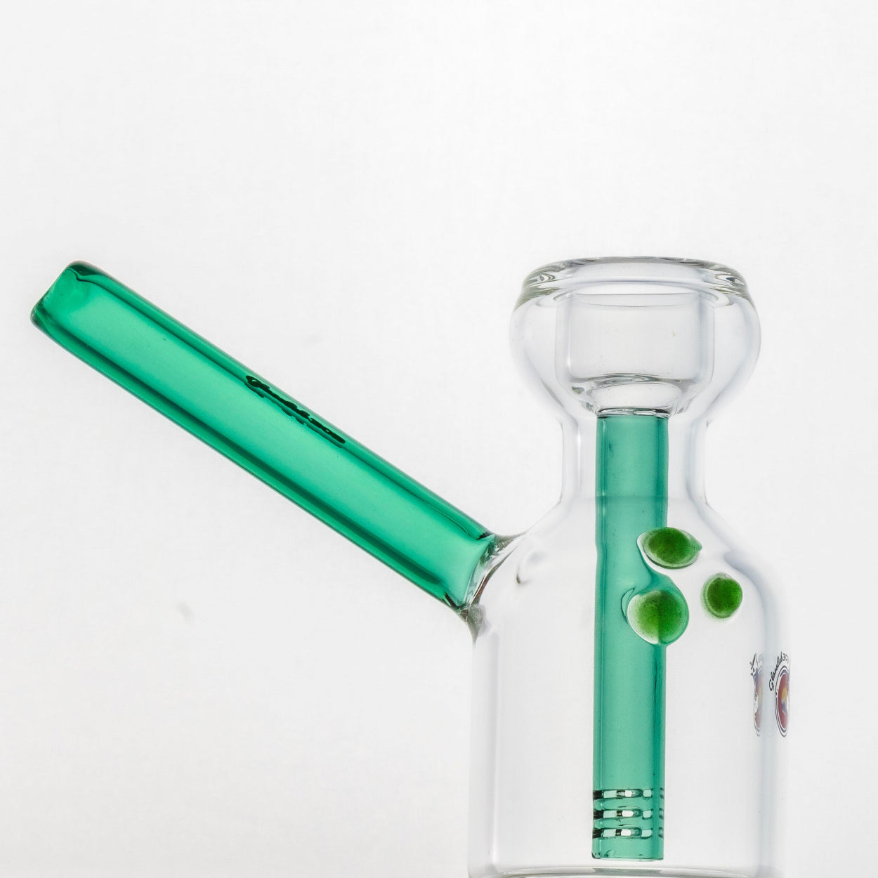 Borosilicate Glass | Cologne Bottle by GlassLab303 | Teal image