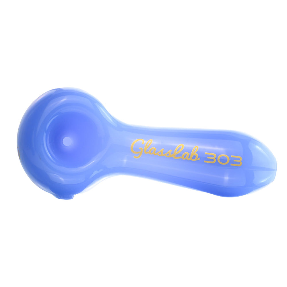 GlassLab303 – Durable Glass Spoon, 8 Color Options - Grateful Blue