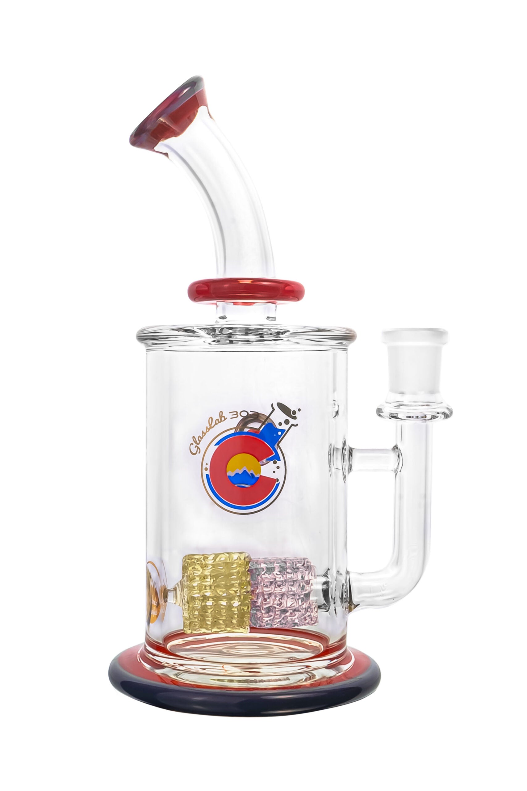 Double Rectangle Lace - Mead x Striking Red image