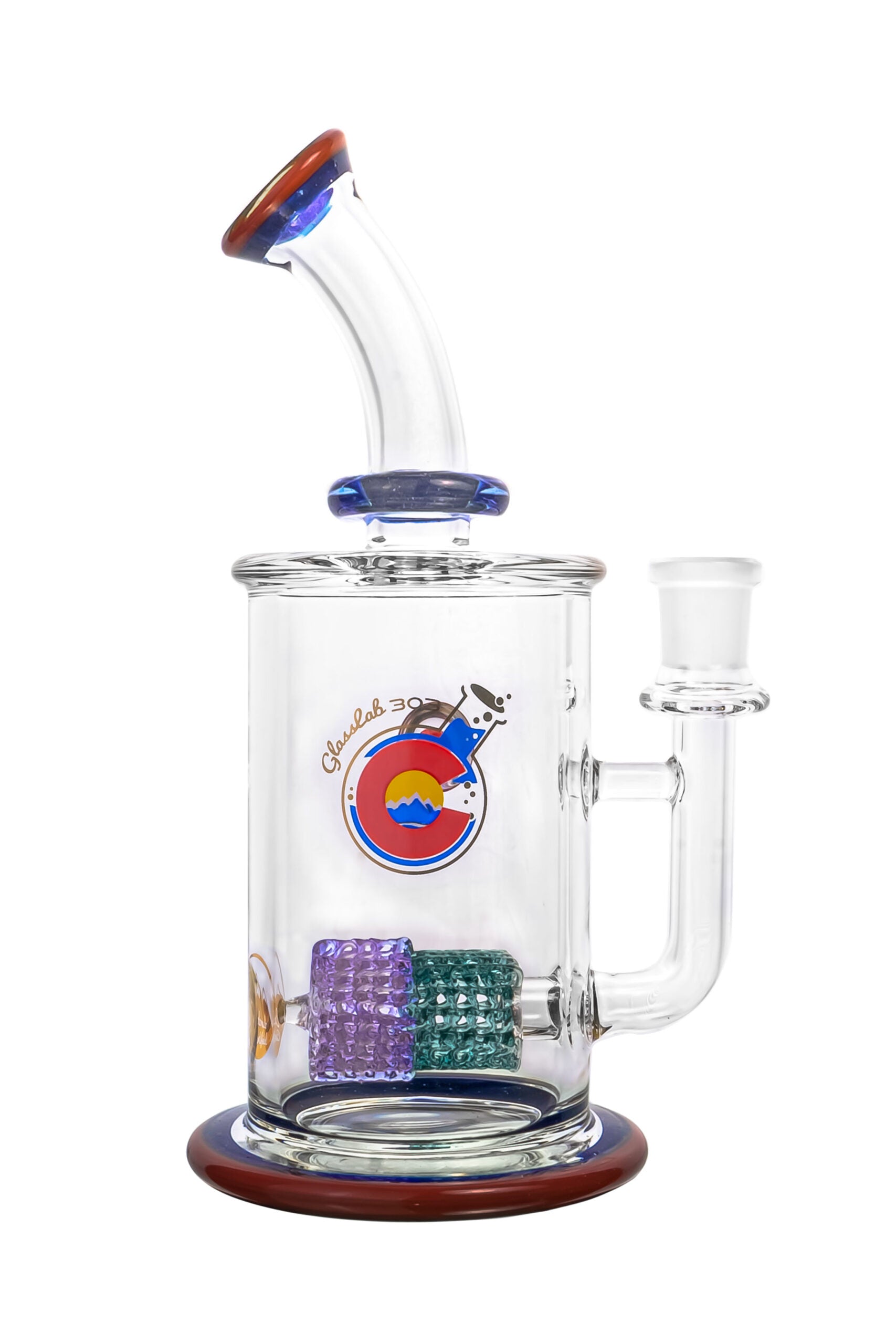 Double Rectangle Lace - Sunset x Blue Blizzard image