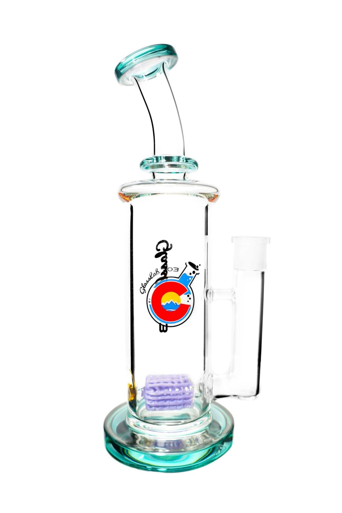 Colored Lace Rectangle - Teal image